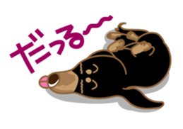 Dachs named Lucky sticker #535273