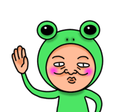 Frog man sticker #535554