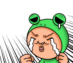 Frog man sticker #535559