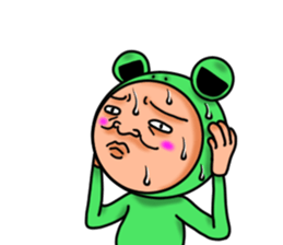 Frog man sticker #535561