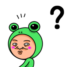 Frog man sticker #535568