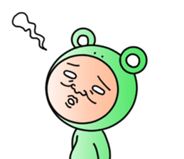 Frog man sticker #535570