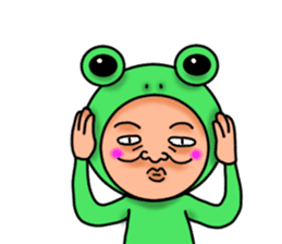 Frog man sticker #535583