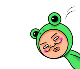 Frog man sticker #535585