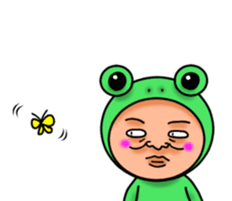 Frog man sticker #535589