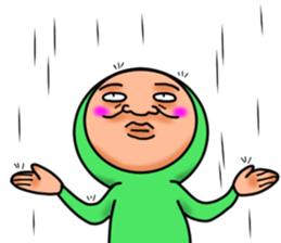 Frog man sticker #535592