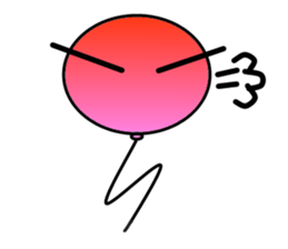 Balloon of small eyes sticker #535835