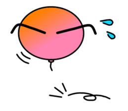 Balloon of small eyes sticker #535837