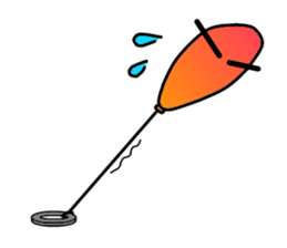 Balloon of small eyes sticker #535843