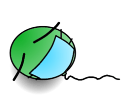 Balloon of small eyes sticker #535845