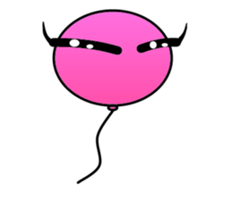 Balloon of small eyes sticker #535849