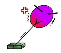 Balloon of small eyes sticker #535854