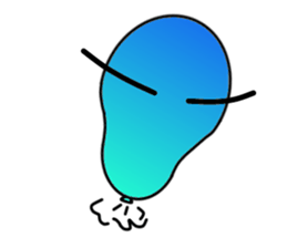Balloon of small eyes sticker #535858