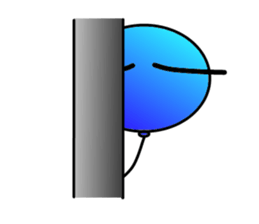 Balloon of small eyes sticker #535862