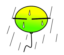 Balloon of small eyes sticker #535863