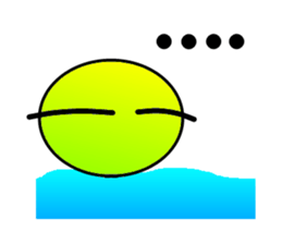 Balloon of small eyes sticker #535865