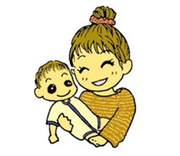 Stamp  for  exclusive  use  of  the  mom sticker #536098