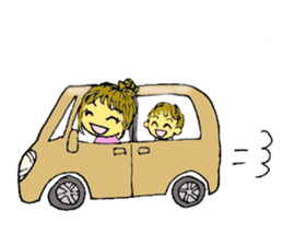 Stamp  for  exclusive  use  of  the  mom sticker #536112