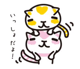 cat praises you sticker #536201