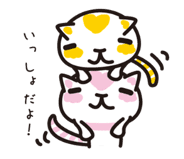 cat praises you sticker #536201