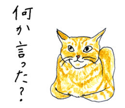 brown tabby cat koto-chan part2 sticker #536518