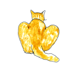 brown tabby cat koto-chan part2 sticker #536542