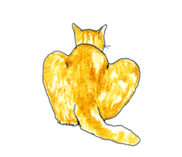 brown tabby cat koto-chan part2 sticker #536542