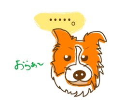 Of "ora-cham"dog "accent" sticker #536637