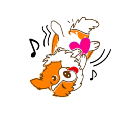 Of "ora-cham"dog "accent" sticker #536655