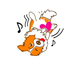 Of "ora-cham"dog "accent" sticker #536655