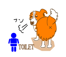 Of "ora-cham"dog "accent" sticker #536662