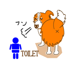 Of "ora-cham"dog "accent" sticker #536662