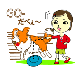 Of "ora-cham"dog "accent" sticker #536666