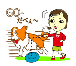 Of "ora-cham"dog "accent" sticker #536666