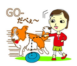 Of "ora-cham"dog "accent" sticker #536666