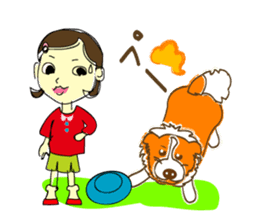 Of "ora-cham"dog "accent" sticker #536668