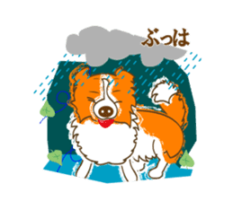 Of "ora-cham"dog "accent" sticker #536670