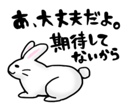 Invective rabbit sticker #536755