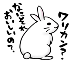 Invective rabbit sticker #536768