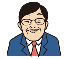 Lovely Japanese Businessman sticker #536837