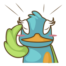 Burdz, the curious and funny bird sticker #537114