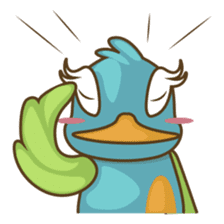 Burdz, the curious and funny bird sticker #537114
