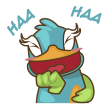 Burdz, the curious and funny bird sticker #537116