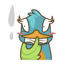 Burdz, the curious and funny bird sticker #537117