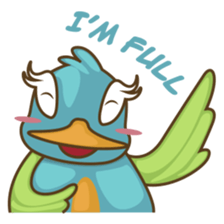 Burdz, the curious and funny bird sticker #537118