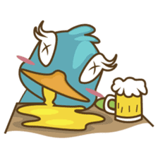 Burdz, the curious and funny bird sticker #537127