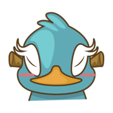 Burdz, the curious and funny bird sticker #537128