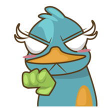 Burdz, the curious and funny bird sticker #537134