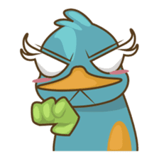 Burdz, the curious and funny bird sticker #537134