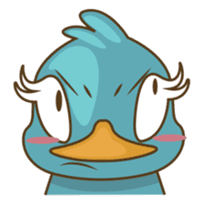 Burdz, the curious and funny bird sticker #537136